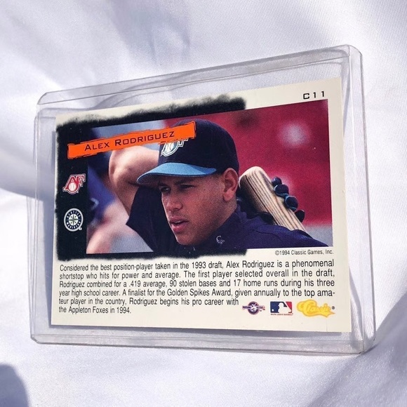 1994 Alex Rodriguez “Cream of the Crop” From Classic Games Open to offers - Picture 5 of 10